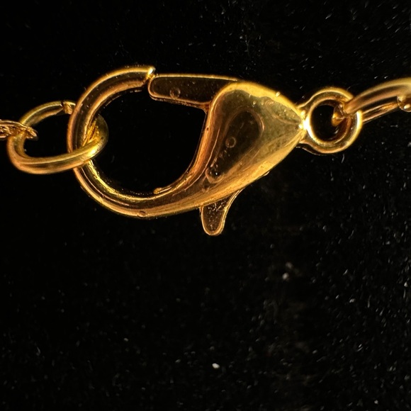 Purple Pendant 14kg plated Necklace - Picture 7 of 8